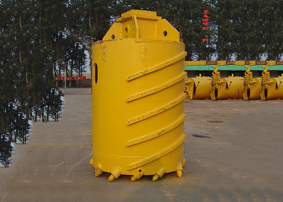 Màu vàng 6 cái Chiều cao răng 1200mm Thùng lõi khoan