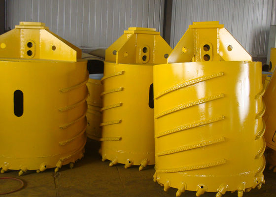 Đường kính 1000mm 12 cái Thùng lõi răng cho máy khoan nền